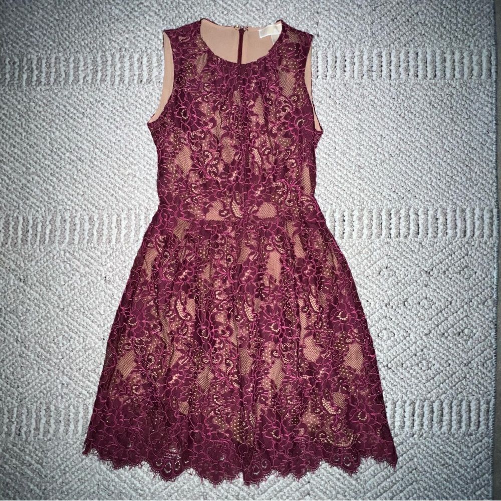Michael Michael Kors Lace Scalloped Dress - Sz 2
